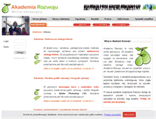 Tablet Screenshot of akademiarozwoju.com